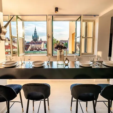 Apartment 4br & 2,5bath Heritage Panorama With Terrace Prague