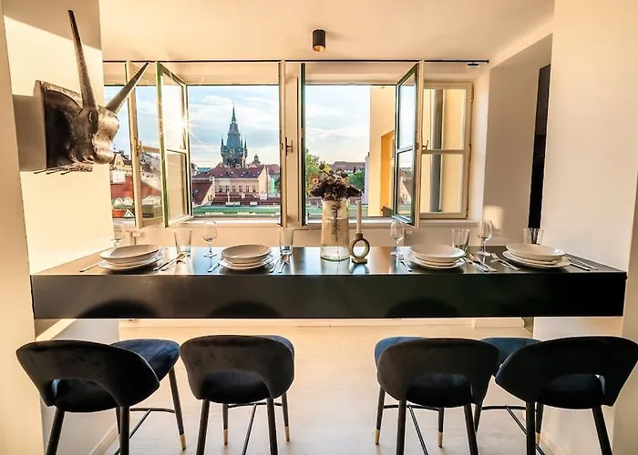 Daire 4br & 2,5bath Heritage Panorama With Terrace Prag